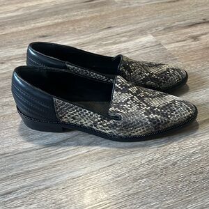 THE KOOPLES Ponyhair Animal Print Loafers Women's Size 39
